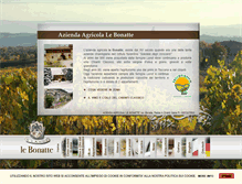 Tablet Screenshot of lebonatte.it